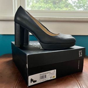 Naturalizer Berlin Black Smooth Heels